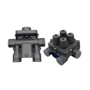 Automotive Chassis Spare Parts Four circuit Protection Air Valve Aluminum Alloy WG9000360523 for Howo