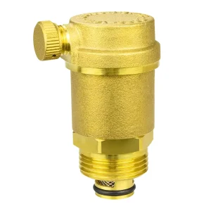 B01 Single-Ball Copper Brass Radiator Exhaust Valve