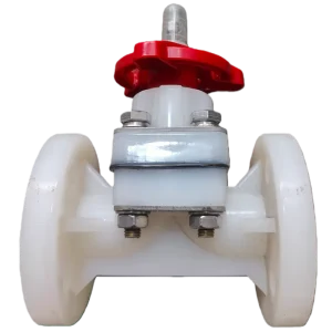 B3 VALVE UPVC Flange Plastic Diaphragm Valve Manual Shut off Acid Resistant Water Chemical Wastewater Valve DN15 DN300 1 Year