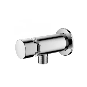 BEST Modern Chrome Plated POM Plastic Press Cartridge Time Delay Angle Valve Faucet Hotel Use 5+ Year Warranty Eco Friendly Easy