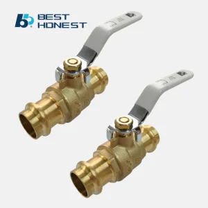 BH-13955 Propress Press Fit Ball Valve Brass C46500 with 1/4 Long Handle Lead-free