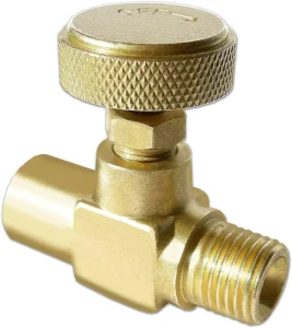 BN-MF02N Brass Mini Needle Valve Female-Male Thread NPT1/4 with Adjust Handle High Pressure