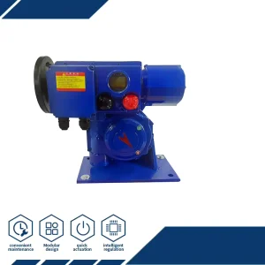 B+RS250 B+RS400 Rotary Electric Valve Actuator for Industrial Gas Duct Angular Stroke Adjustment