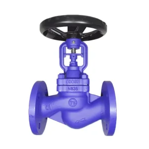 BS1873 Pn16 2inch Cast Carbon Steel WCB Flange Type Bellow Seal Globe Valve