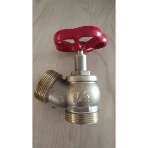 BSP 2 1.5″ Brass Body Ductile Iron Handle Lion Brass Fire Oblique Angle Valve Firefighting Equipment Accessory