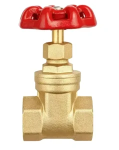 BSP NPT Forged Female Thread 1/2″-2″ Water Brass Stop Globe Valve with Red Iron Wheel