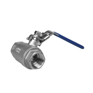 BSPT DN15 1000WOG SS304 2PC Manual Water Threaded Ball Valve