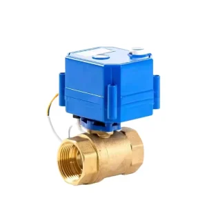 BT Water Automatic Shut Off 12V 24V 220V Electric Brass Ball Valve Automatic Control of Water Flow