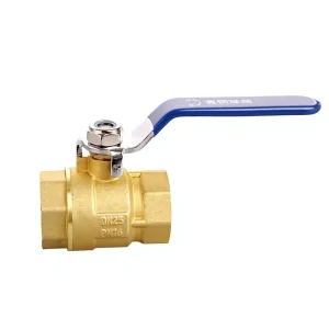 BV-15 Lead Free Full Port Forged Brass Ball Valve Female Threaded IPS Connections Water Shutoff Pneumatic Operated OEM