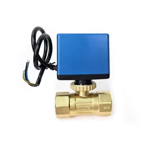 BV03G2D20SA/220 Electric Actuator AC & Heating System Control Brass Motorized Ball Valve With CE Certification