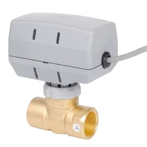 Balancing Two-Way 2″ FCU Electro Electric Motorized Water Brass Shutoff Ball Valve with Actuator