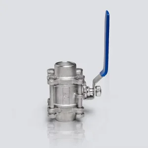 Ball Valve Q61F-16P201/304 Stainless Steel 3-Piece Welded Ball Valve 3-Piece Butt-Weld Ball Valve Q61F-16P316L Weld End 3-PC
