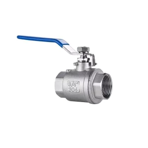 Ball Valve Stainless Steel 304 3/4″ NPT Heavy Duty for Water Oil and Gas with Blue Handles
