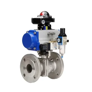 Ball Valve Type Pneumatic Actuated Valve 3 4 Inch 10 bar Ball Valve for Oil and Gas Higher Flow Rates