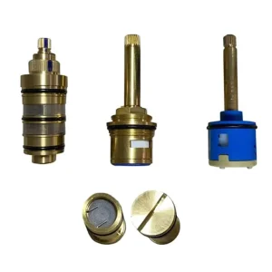 Bath Shower Thermostatic Cartridge&Handle for Mixing Valve Thermostatic Shower Mixer Cartridge Replacement Part