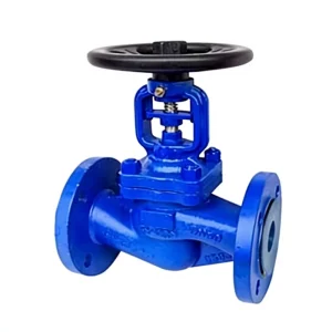Bellows Globe Valve WJ41W Cast Steel Stainless Steel High Temperature German American Standards Chemical Industry Application