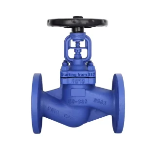 Bellows Seal Flanged Manual High Pressure Cast Steel Globe Valve for Gas Applications