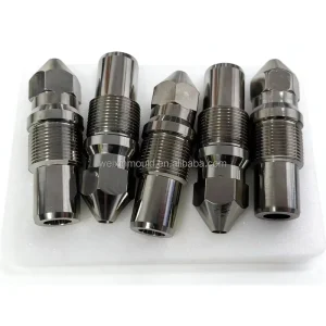 Beryllium Copper Hot Runner Nozzle Tip Nickel-Coated Valve Gate Tip 36-42 HRC Fine Ground Ra 0.6