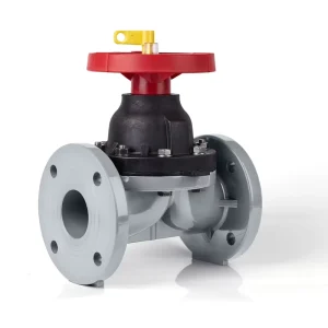 Best Quality UPVC Flanged Diaphragm Valve DN15 DN100 Industrial PVC Manual Single Flange Diaphragm for Water