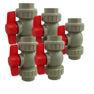 Best selling Heat Resistant Anti Corrosion Plastic PPR Double joint Ball Valve Glue jointed Socket Connection Industrial Use OEM