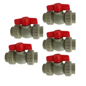Best selling Heat Resistant Anti Corrosion Plastic PPR Double joint Ball Valve Glue jointed Socket Connection Industrial Use OEM