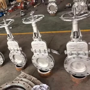 Bi Directional DN50 to DN1200 Class 150 Flanged Stainless Steel Knife Gate Valve