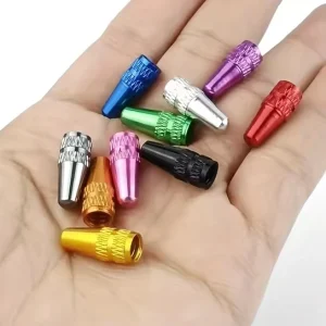 Bicycle Accessories Fits Fixed Gear Bike Giant Aluminum Tire Stem Cover 13 Colors Bike Presta Valve Stem Caps