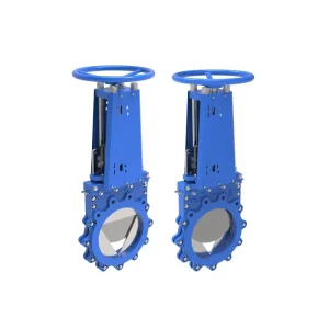Bidirectional Split Type with U-shaped Adjustable Seal Knife Gate Valve for Pulp Valve Blowdown Valve DN250