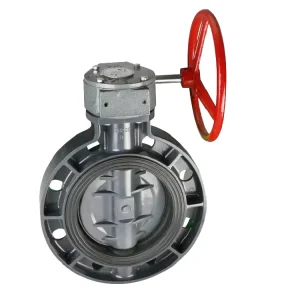 Big Size Manual Acid Resistant Thermoplastic Butterfly Valve with Large Port Size 10 24 Inch for Water Applications