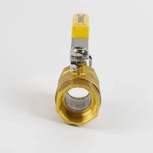 Binjie Valve Direct Supply Brass Ball Valve DN25 Two Piece Female Threaded Copper Body Machined Water Valve for Food Application
