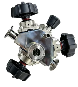 Biopharma Hygienic Diaphragm Valve Zero Dead Leg Construction Ra≤0.6μm Polishing EPDM PTFE Diaphragm Full CIP SIP Cycle