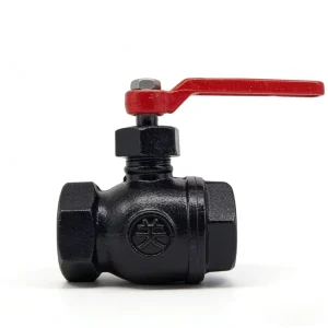 Black Threaded Ball Valve Q11F Straight through Internal Thread Household Water Pipe Shut-off Valve for Domestic Use
