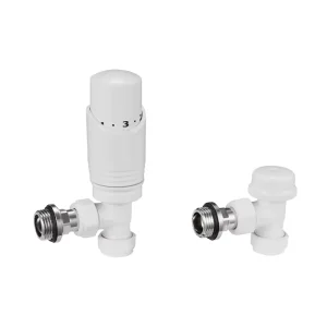 Brass Angle Thermostatic Radiator Valve with Automatic Thermostatic Head for Household Heating Systems BJ12002-J