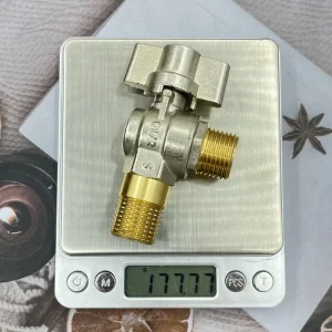 Brass Angle Valve Gas Valve Manufacturer 1 2” 3 4” Natural Gas Triangle Valve All Copper Multilayer Plating