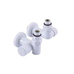 Brass Angled Radiator Valve Model JD-8011 for Bathroom Towel Rails, Thermostatic Water Heating