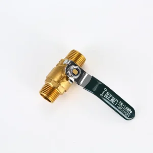 Brass Ball Valve Model 101 Double Male Thread (M/M) 1-1/4″(DN32) 0-120℃ 1.6mpa OEM