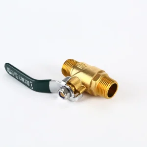 Brass Ball Valve Model 101 Double Male Thread (M/M) 1″(DN25) 0-120℃ 1.6mpa OEM