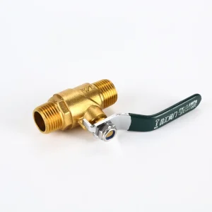 Brass Ball Valve Model 101 Double Male Thread (M/M) 3/4″(DN20) 0-120℃ 1.6mpa OEM