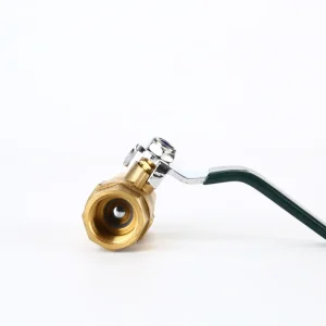 Brass Ball Valve Model 201 Double Female Thread (F/F) 2″(DN50) 0-120℃ 1.6Mpa OEM