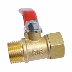 Brass Ball Valve On off Control & Flow Regulating for Water Air Gas Fuel Oil Garden Water Connector with Barbed Hose Fitting