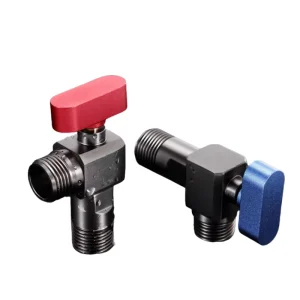 Brass Body Angle Valve Bathroom Full Copper Water Stop Valve Big Flow Pressure Explosion Proof Stop Water Valve