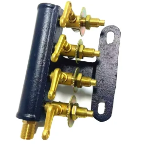 Brass Catering Safety Valve Air Gas Inlet Control Casting Gas Cooker Stove BBQ Accessories Needle Parts