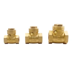 Brass Check Valve 1/2″-1″ for Floor Heating Parts High Temperature Water Media 3-Year Warranty