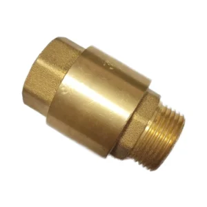 Brass Check Valve Factory ODM External Thread Water Pump Well High-temperature Forged Brass Check Valve