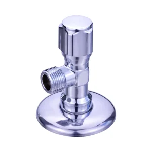 Brass Chrome Plated Easy to Install Angle Valve for Pipe Made in China
