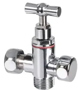 Brass Chrome-Plated Three-Way Water Valve