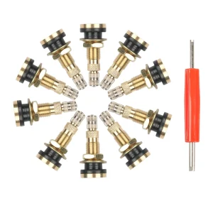 Brass Clamp In High Flow Liquid Air TR618A Tire Valve Stem For Heavy Duty Tractor Excavator