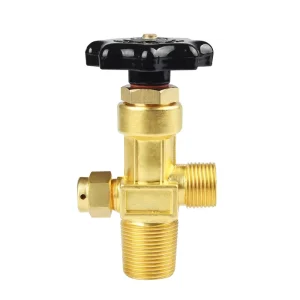 Brass Cylinder Valve Oxygen Carbon Dioxide Nitrogen Argon Pressure Relief Valve Globe Valve