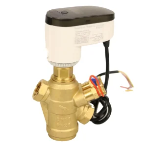 Brass Dynamic Differential Pressure Balancing Valve with Linear Actuator for Water Control OEM