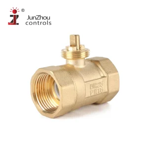 Brass Electric Ball Valve DN25 Two-Way Water Media Application Valve Body